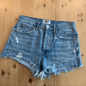 AGOLDE denim shorts, size 25